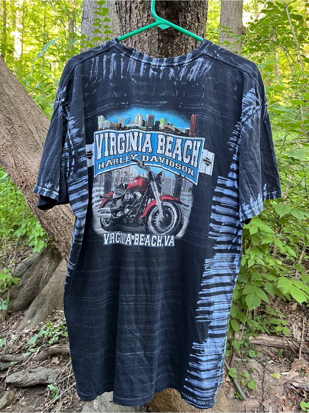 Harley Davidson Virginia Beach VA T-Shirt Mens
XL Black Pocket Graphic Biker